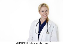Attractive lady doctor