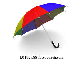 Umbrella on the ground Umbrella on the ground