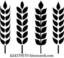 חיטה, אוזן, איקון