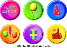 birthday buttons birthday buttons
