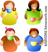 coffee break people coffee break people