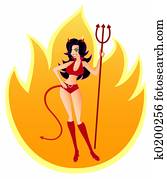 Hot, Sexy She-Devil Hot, Sexy She-Devil
