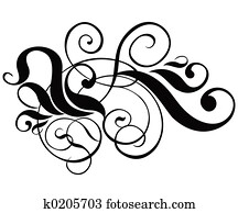 Scroll, cartouche, decor, vector illustration Scroll, cartouche, decor, vector illustration