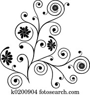 Scroll, cartouche, decor, vector illustration Scroll, cartouche, decor, vector illustration