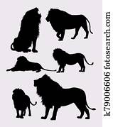 אריה, צללית, 02.