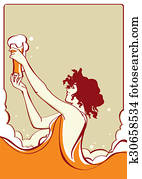 Art nouveau style background Art nouveau style background
