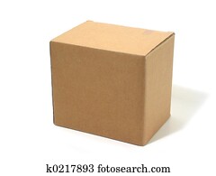 Blank box cardboard