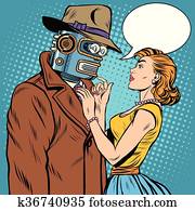 girl and robot artificial intelligence fiction girl and robot artificial intelligence fiction