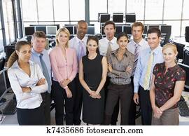 Group Photo Of Stock Traders Team