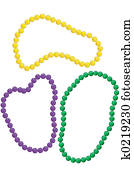 Mardi Gras beads Mardi Gras beads