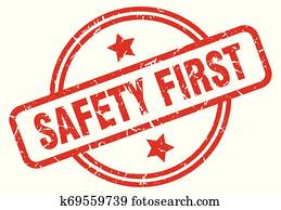 Sicherheit Zuerst Vektoren | 1000+ Sicherheit Zuerst Clip Art | Fotosearch