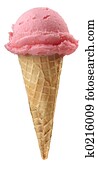 Strawberry ice cream Strawberry ice cream