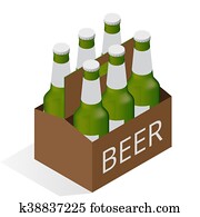 Bier Kasten Clip Art Vectors 1000 Bier Kasten Eps Images Fotosearch