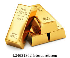 Gold ingots