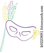 Mardi Gras mask 3 Mardi Gras mask 3