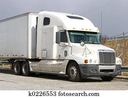 White Semi Truck White Semi Truck