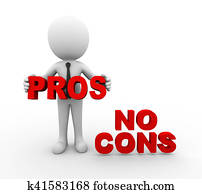 3d, mann, halten, wort, pros