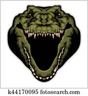 Angry Alligator Vector Mascot Angry Alligator Vector Mascot