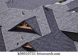 Giebel, und, schindeln Stock Foto | k4400038 | Fotosearch