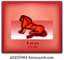 Horoscope Sign: Leo Stock Illustration | il001_056 | Fotosearch