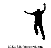 Run Away on white - clipping path Run Away on white - clipping path