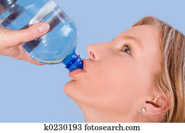 Woman Drinking Water Woman Drinking Water