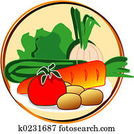 פיכטוגראם, -, ירקות