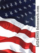 American Flag, Vertical View American Flag, Vertical View