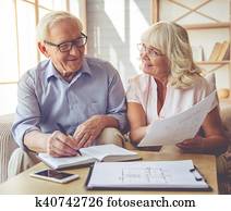 Beautiful old couple