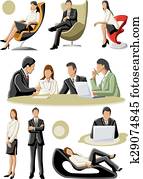 business people business people