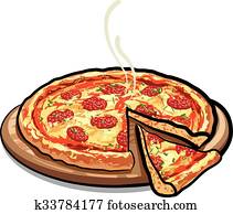 pizza salami pizza salami