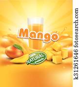 vector background with mango vector background with mango