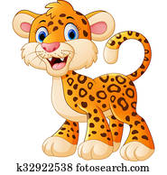 Cute leopard cartoon Cute leopard cartoon