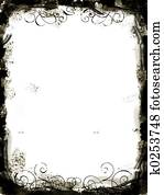Grunge border, image Grunge border, image