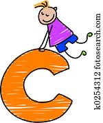 letter C boy letter C boy