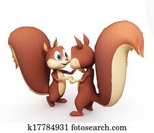 Loving squirrel Loving squirrel