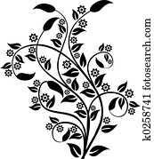 Scroll, cartouche, decor, vector illustration Scroll, cartouche, decor, vector illustration