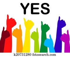 Thumbs Up Indicates Agreeing Affirm And Confidence Thumbs Up Indicates Agreeing Affirm And Confidence