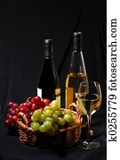 Wine and grapes