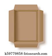 åbn, forsendelse, æske