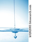 abstract water drops