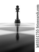 black king on a chess board black king on a chess board