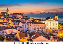 cidade velha, de, lisboa, portugal cidade velha, de, lisboa, portugal