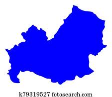 Map of Molise Map of Molise