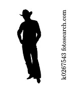 silhouette cowboy silhouette cowboy