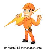 חשמלאי, להביא, בריח של ברק