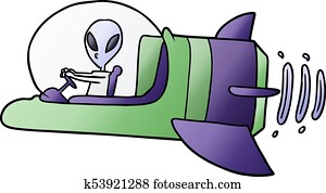 ציור היתולי, לעוז, חללית