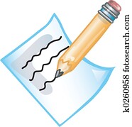 執筆, アイコン