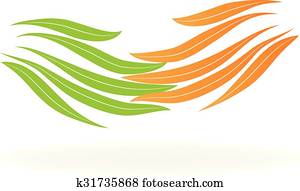 Hands of leafs logo Hands of leafs logo