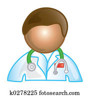 männlicher doktor, symbol